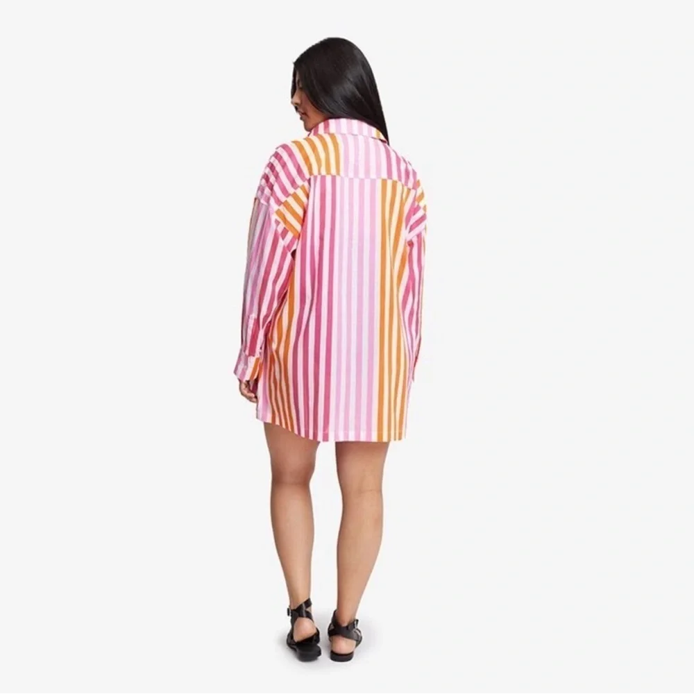 NWT BEACH RIOT ALEXA TOP IN SUNSET STRIPES - Size PL SKU:129